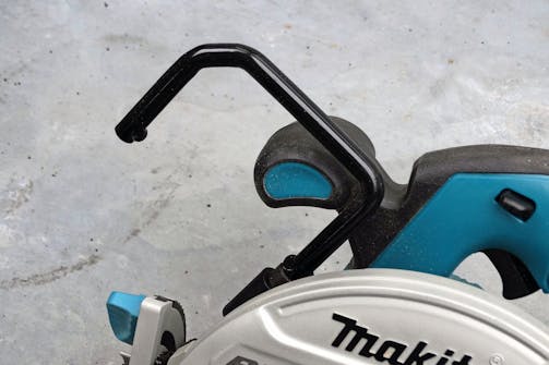 Rundsav: Rundsav med bæltekrog Rundsav: Rundsav med bæltekrog